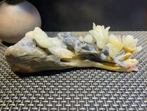 Susan Hibiscus Stone Lizard Pendulum With Cicada Handicraft Lao Ishida Yellow Raw Stone Seal Seal Engraving Seal Engraving Seal Engraving Seal Seal Engraving Seal Seal Engraving Seal Engraving Seal