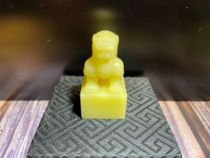 Laotian Stone Boutique Stone Sculpture Shoushan Stone Quality Frozen Stone Bull year Niu handlebar piece swing piece twist and dry khun