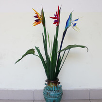 Emulated single-supported Tiantang Bird Crane Lookout Hand Over Glue Extreme Lebird Flowers Home Storefront Decorative Vase Flower Arrangement Accessories