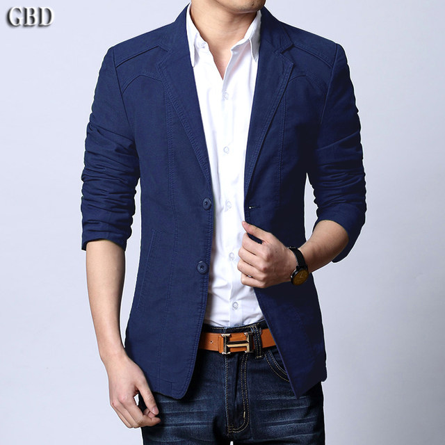 Leisure suits men's spring new thin section Business young cotton jacket Slim Korean small suit single Western men Leisure suits men's spring new thin section Business young cotton jacket Slim Korean small suit single Western men