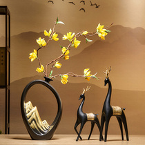 New Chinese creative deer ornaments ceramic home living room porch TV cabinet decorations opening housewarming new home gifts