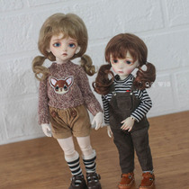 (DollyPlanet)BJD baby with mohair wig cute double ponytail * Little sister*