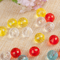 6mm earth beads beaded 96 cut head imitation Crystal acrylic diy handmade bracelet necklace small scattered beads beads