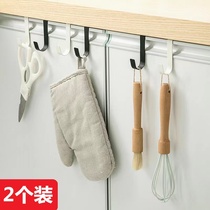 Cabinet door rear hanger free from punching kitchen door back type Stainless Steel Hook Dormitory Wardrobe Cabinet Door Hanging Clothes Hanger hanger