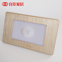 led Footlights 118 type embedded Footlights sound and light control human body induction night light stair lights stair lights energy saving night lights