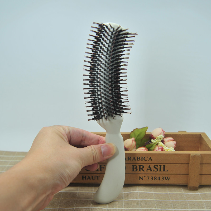 s型晚妆梳包发梳化妆师美发造型用头发蓬松梳刮刮晚装盘发梳子