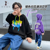 Boys autumn suit 2021 Spring and Autumn long sleeve New Dong loose handsome sports two-piece BB21352