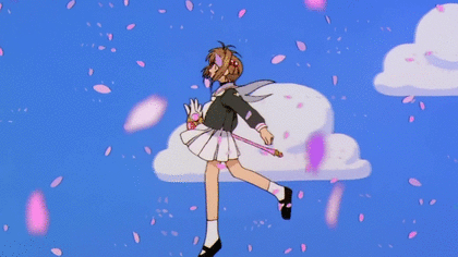 小樱的魔法时间— 76 —她挥动着封印之杖时,在光芒中跳着舞念着