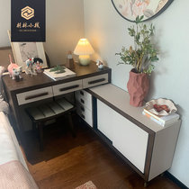 New Chinese solid wood Makeup Table Modern Minimalist Bedroom Dresser Table Small Ins Wind Dresser accommodating cabinet