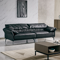 Italian light luxury technology cloth sofa Small apartment three-person modern simple living room Minimalist fabric sofa combination