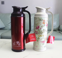 May flower 2L hot water bottle household thermos bottle open kettle glass inner stainless steel warm pot large capacity