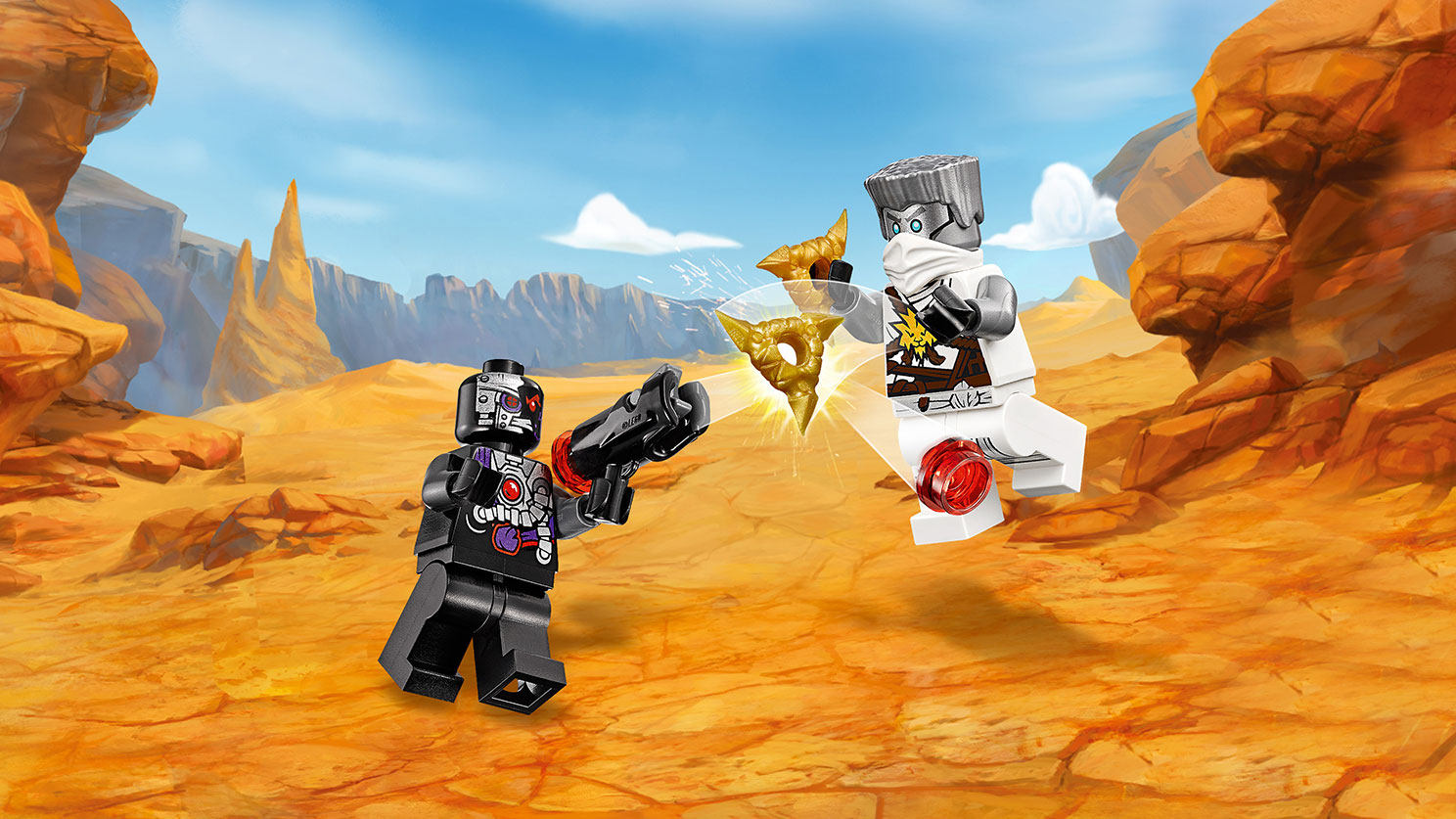 兼容乐高幻影忍者系列人仔 忍者赞的钛金装甲战车 拼装积木70588