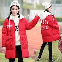 New Year Chinese New Year Clothes foreign air Dress ladiesladies 15-year-old girl junior high school student cotton jacket red