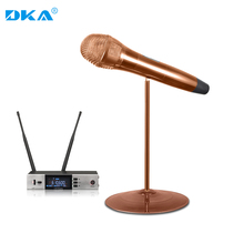 DKA giant microphone KTV party room shopping mall drainage promotion powder suction large wireless giant wheat cannon microphone