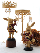 Necklace display rack jewelry earrings rack storage female household vertical rabbit gift dresser jewelry display rack