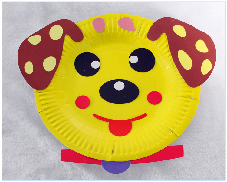 幼儿园益智儿童手工制作纸盘画贴纸画diy粘贴画材料包