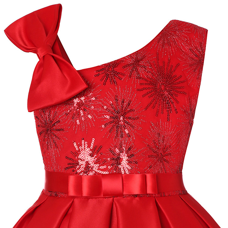 платье girls elegant wedding princess dress kids party formal dress
