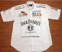 F1 racing suit Motorcycle racing suit short sleeve casual dress white racing suit C176