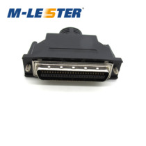 Menleast FMC50M--K-AS SCSI50pin screw plastic shell connector HPCN50 male welding wire type