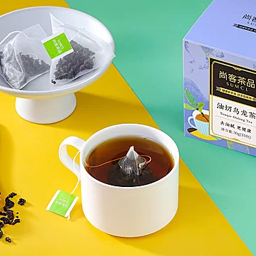 【尚客茶品】浓黑油切乌龙茶30g10包[10元优惠券]-寻折猪