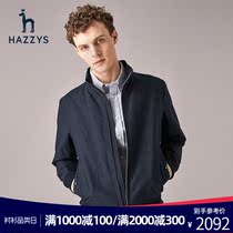Hazzys Hazzys new mens jacket Korean version of casual fashion long-sleeved sunscreen jacket trend mens clothing