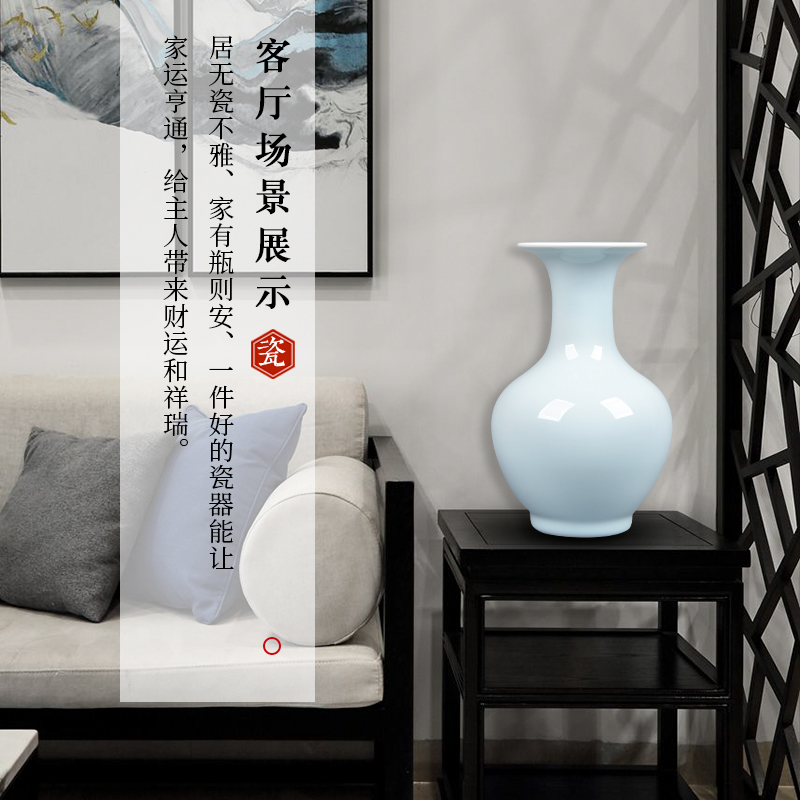 Jingdezhen ceramic vases, flower arranging furnishing articles color glaze porcelain sitting room bedroom to decorate the study of Chinese style household furnishing articles