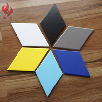Diamond-shaped tile geometric splicing tricolour hexagonal brick Nordic flower brick anti-slip floor tile toilet bathroom background wall brick