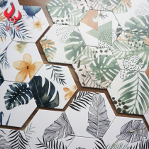 Nordic hexagonal tiles Colored tiles Kitchen tiles Bathroom Balcony Hexagonal tiles Hexagonal tiles