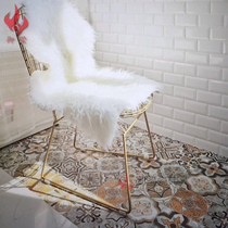 Cement Brick Flower Brick Nordic Tile Flower Sheet Toilet Kitchen Non-slip Floor Tile Background Wall Brick Grey Antique Brick