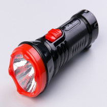 Super bright LED rechargeable glare flashlight mini home outdoor ultra light walking portable with flashlight