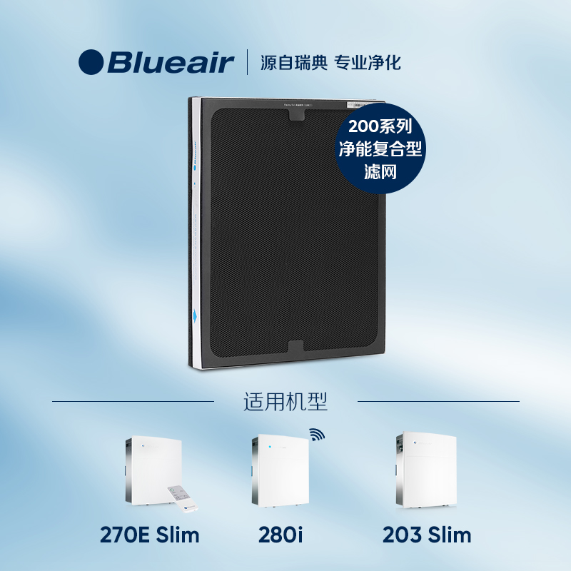 blueair/ 203/270e/303 ngb upgraded version of smokestop composite filter network