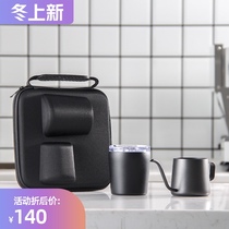 Travel hanging ear suit outdoor hand coffee portable hanging ear coffee pot set hand coffee set gift box