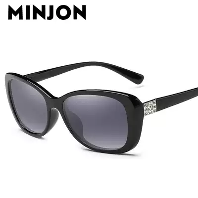 Polarized sun glasses women's small frame 2020 new hipster round face elegant rhinestone fashion retro face driving sunglasses