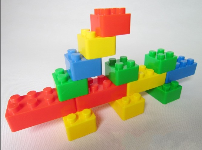 新世纪拼搭积木优质塑料益智积木儿童拼插玩具儿童桌面积木