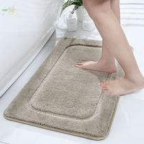Bathroom Color Thickening Toilet Entrance Door Toilet Memory Cotton Ground Mat Door Mat Bathroom Suction Non-slip Machine Washout Blanket