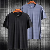 Winning Tianlong Ice Ice Elastic Short Sleeve Speed Dry T-Shirt Male Spring Summer New Round Collar Breathable Quick-drying Clothes Outdoor Sports T-shirt