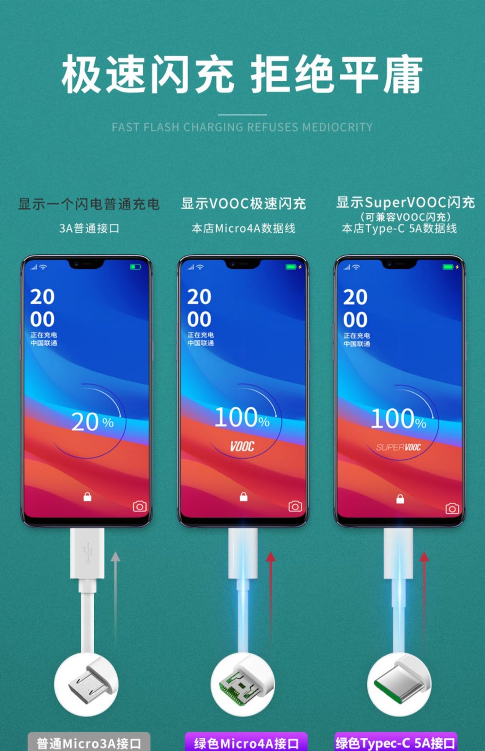 适用oppo闪充数据线原装正品快充r11 r9s plus r7