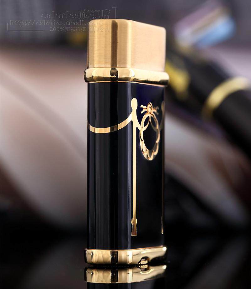 卡路原装火石打火机 全铜机芯斜火设计 创意超薄男士打火机