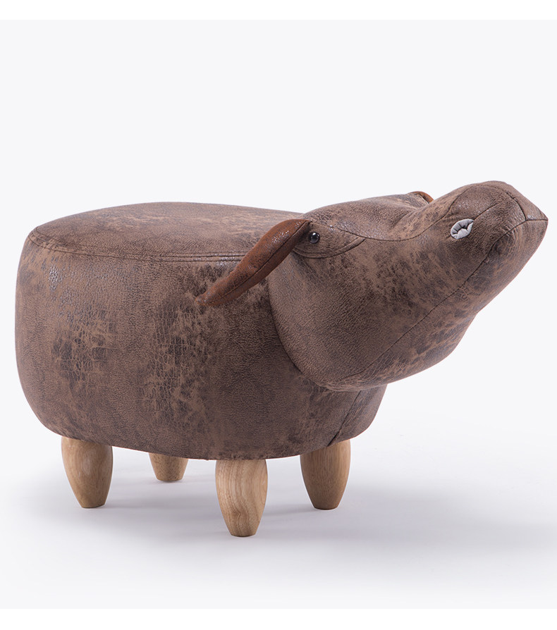 矮凳换鞋凳沙发凳牛墩子门厅储物试鞋凳卡通动物凳子收纳脚凳