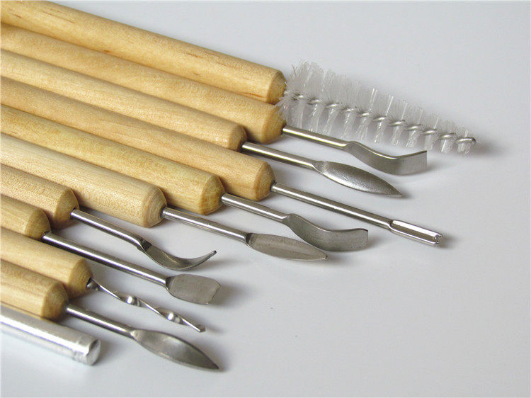 雕塑工具 油泥工具手办模型精雕油泥软陶泥塑粘土陶艺泥塑刀套装