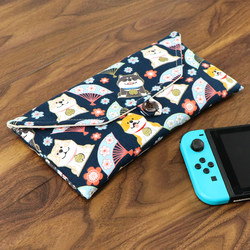 Suitable for Nintendo nintendo switch protective cover NS storage bag fabric soft bag handheld accessories Shiba Inu