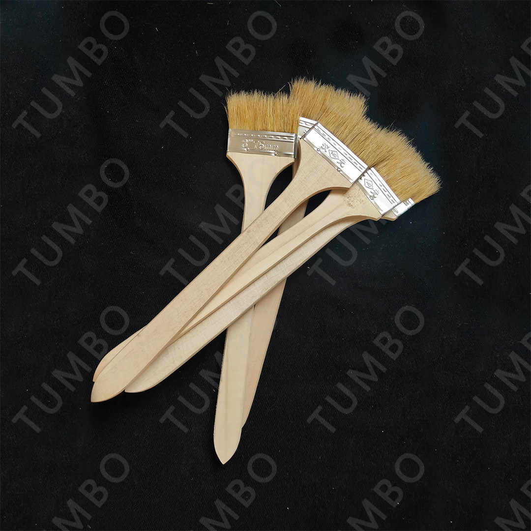 纯猪鬃长柄直头刷全尺寸硬毛不掉毛船用清洁爬刷耐油耐腐蚀油漆刷工具