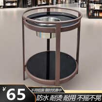 Mahjong parlor special coffee table mahjong table coffee table tea rack mahjong table side small coffee table mahjong machine round tea cup holder