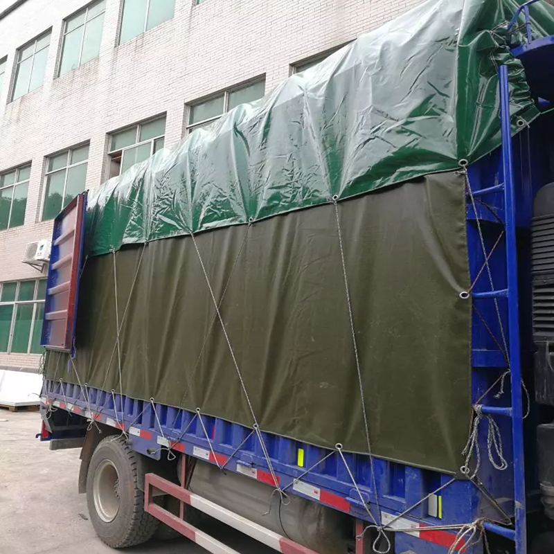 货车篷布帆布半挂车防雨布刀刮布4.2米6.8米9.6 栏车蓬布苫布