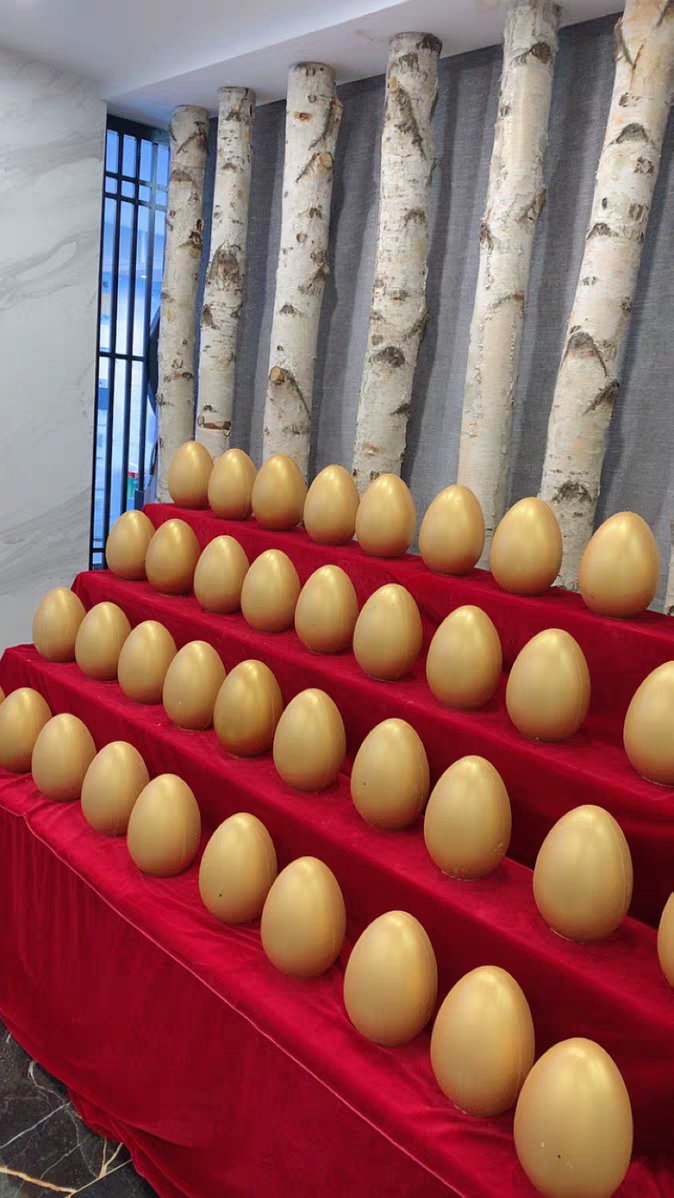 金蛋砸奖蛋陈列摆放抽奖道具展示架砸金蛋架子金蛋阶梯架金蛋架