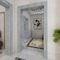 Imitation marble door cover door frame decoration pass door opening edge sealing line stone plastic frame 12cm