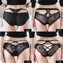 Sexy and charming panties female lace seamless thin nude black girls low waist girls Korean breathable briefs