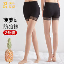 Socks stockings spring and autumn thin summer net red two-in-one safety pants anti-hook silk womens large size tights