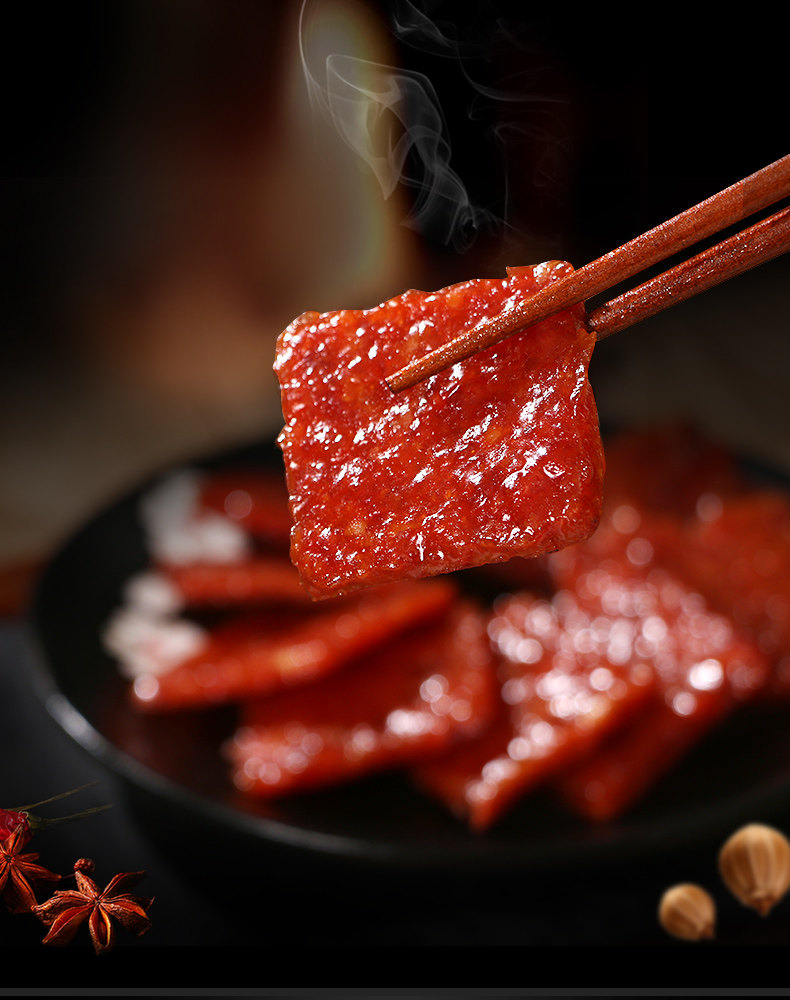 澳门特产蜜汁猪肉脯500g独立包装广东深圳手信网红小吃零食猪肉干