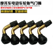 Motorcycle Vacuum Tire Valve Nozzle Electric Vacuum Tire Nozzle Curved Nozzle Air Leakproof Tire Nozzle